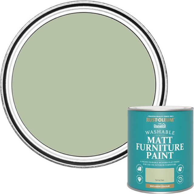 Rust-Oleum X Dunelm Exclusive Spring Sage Matt Furniture Paint