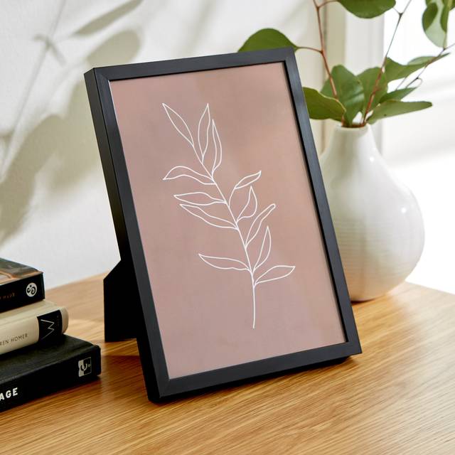 Skinny Metal Photo Frame - Black