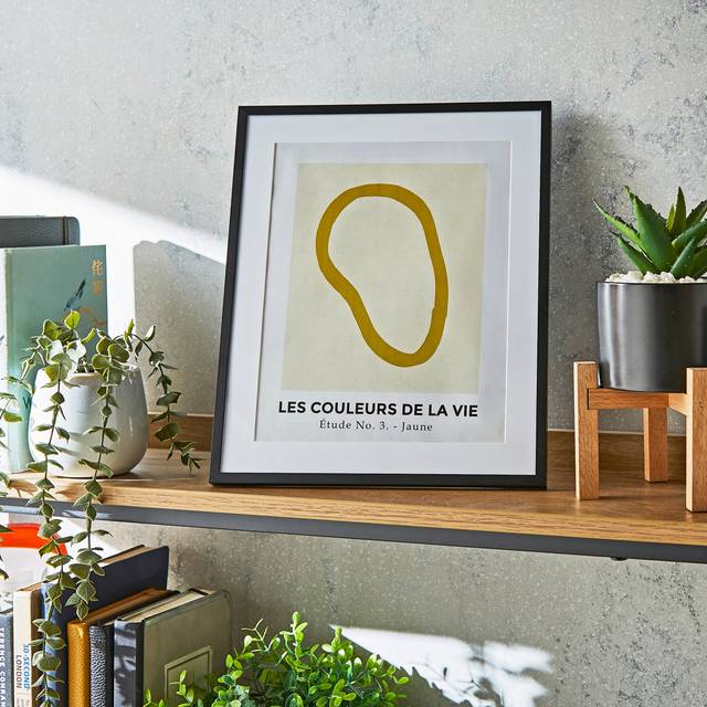 Skinny Metal Photo Frame - Black