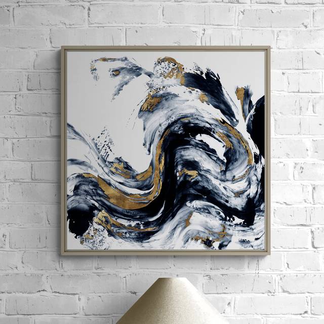 Faded Memories I by PI Studio Framed Canvas - Black/White