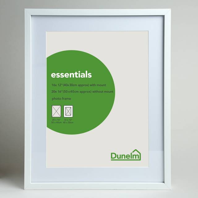 Essentials Photo Frame - White