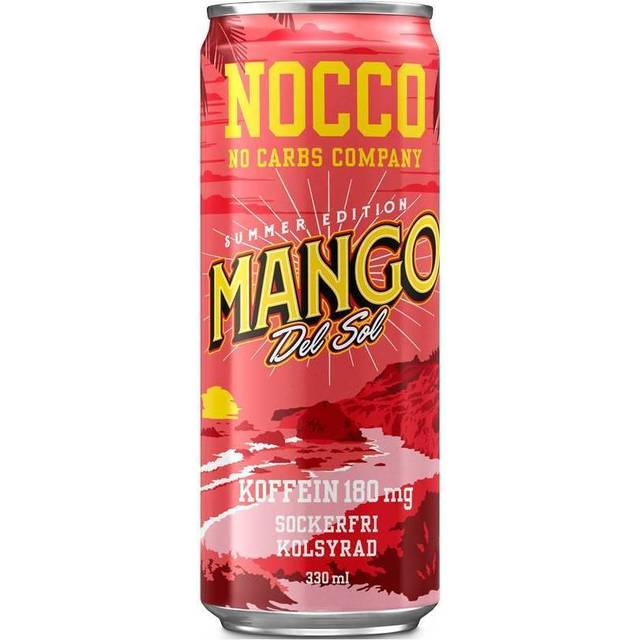 NOCCO BCAA - 330 ml - Mango Del Sol - Funktionsdryck, Energidryck, Grenade aminosyror