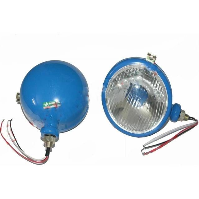 Blue Headlights With Bulbs For Ford 2000 2600 3000 3600 3610 4000 5000 7000 S2u