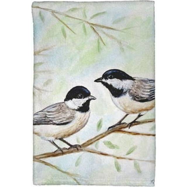 Betsy Drake KT638 Dicks Chickadees Kitchen Towel