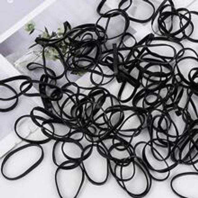SHEIN 300pcs Mini Hair Ties With Elastic Bands For Adult Hair Styles, Braids, Weddings, Etc. Casual Ponytail Holders Hair Elastics Hair Rubber Bands Scrunch