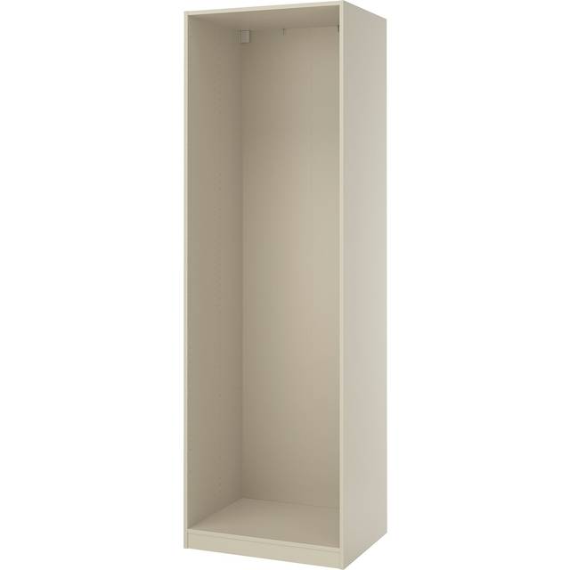 PAX garderobsstomme, gråbeige, 75x58x236 cm