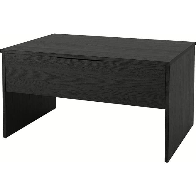 ÖSTAVALL justerbart soffbord, svart, 90 cm