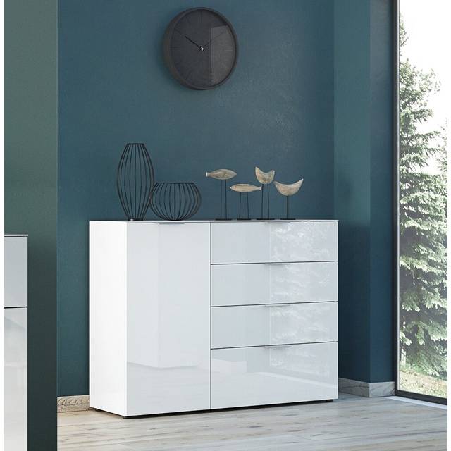 Abbygail Oakland Sideboard - Black (101.7cm H X 133.5cm W X 42cm D)