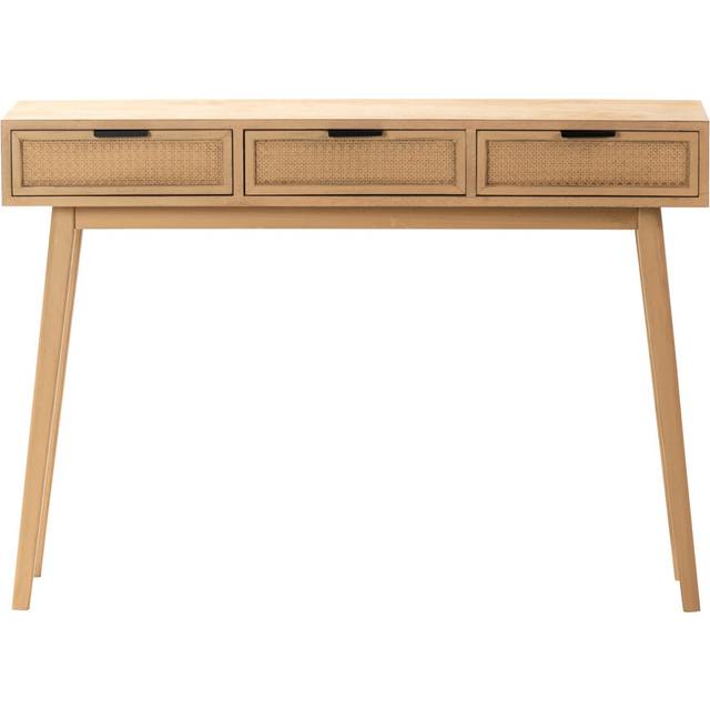Console Table - Black;Brown (75 H x 106 W x 30 D cm)