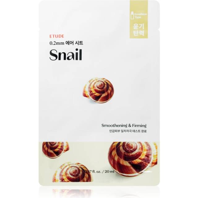 Etude 0.2 Therapy Air Mask Snail Udglattende sheetmaske