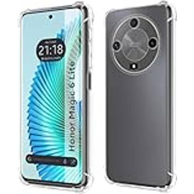 Transparent stötsäkert silikonfodral för Huawei Honor Magic 6 Lite 5G