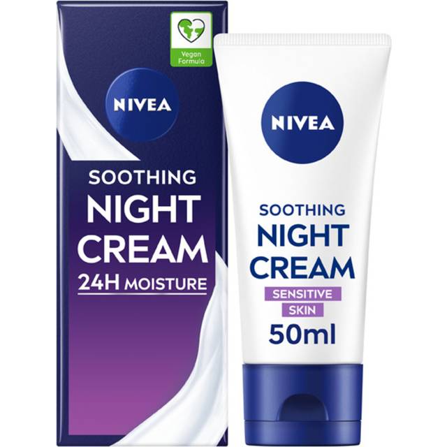 Nivea Sensitive Skin Soothing Night Cream 50ml - White