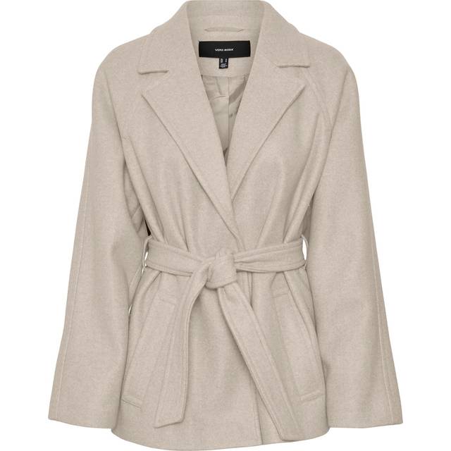 VERO MODA VMVINCEBEA jacka för kvinnor, havregryn/detalj: melange, M, havregryn/detalj: melerad, M