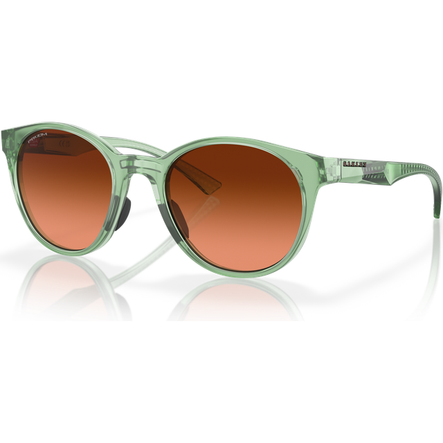 Oakley Kvinna OO9474 SPINDRIFT 947413 Solglasögon O_matter Grön Brun Rund Normal Skuggad