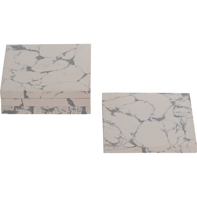 Stone Dust White Coasters