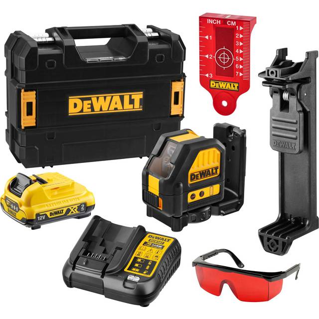 DeWalt DW Cross Line Laser Kit 12V RED - UK