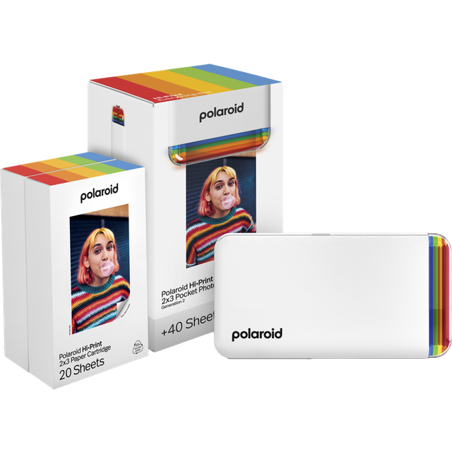 Polaroid - Hi-Print Gen 2 E-Box Printer - White