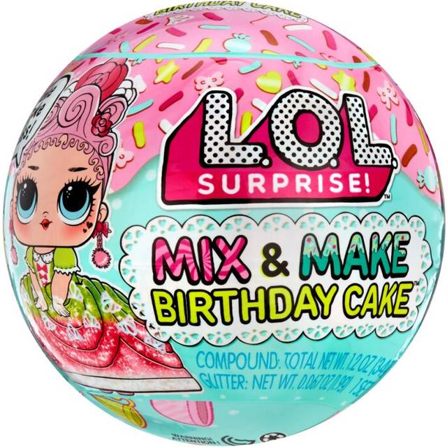 LOL Surprise Mix & Make Birthday Cake Tots Assortment - 9cm