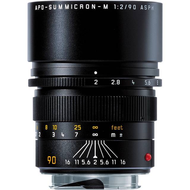 Leica 90mm f2 APO-Summicron-M Asph Lens- Black