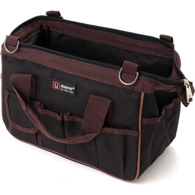 (12 inch) Oxford Fabric Multi Funtional Hardware Tool kit Shoulder Strap Tool Bag Backpack