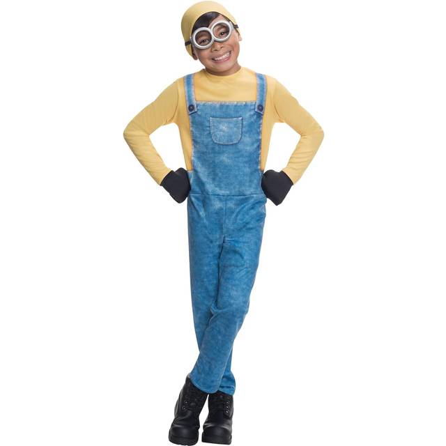 (multicoloured, L) Minion Bob costume 4-piece set MinionkostÃ¼m for children Size
