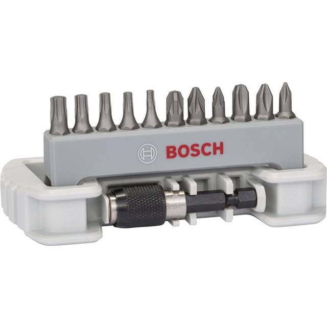 Bosch 11-delars skruvbitsats med bitsfäste
