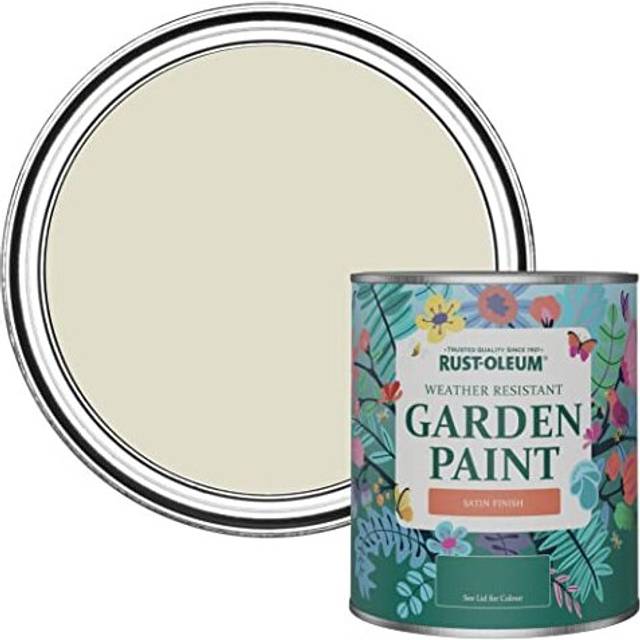 Rust-Oleum Garden Paint, Satin Finish - Relaxed Oats - 750ml - Beige