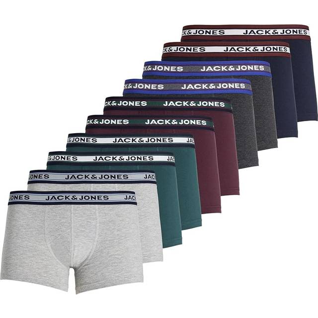 Jack & Jones Solida boxershorts för män (10-pack)
