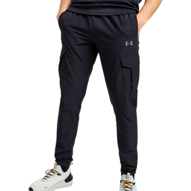 Under Armour Woven Cargo Track Pants - Black - Mens