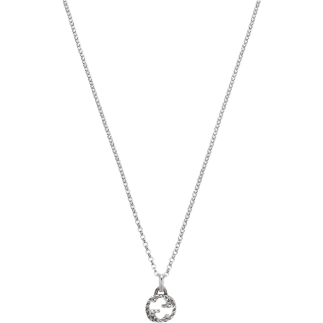 Gucci Interlocking G pendant necklace - silver (One Size)