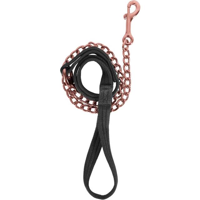 Lunge line with shiny chain Waldhausen - Noir