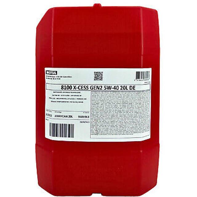 MOTUL 112352 Motorolja 8100 X-CESS GEN2 5W-40 Innehåll: 20l