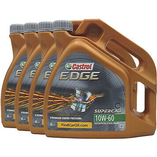 CASTROL 15F632 Motorolja Castrol EDGE 10W-60 Innehåll: 4l, Syntetolja