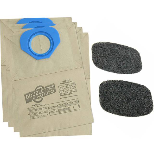 Paper Dust Bags compatible with Nilfisk Vacuums x 5