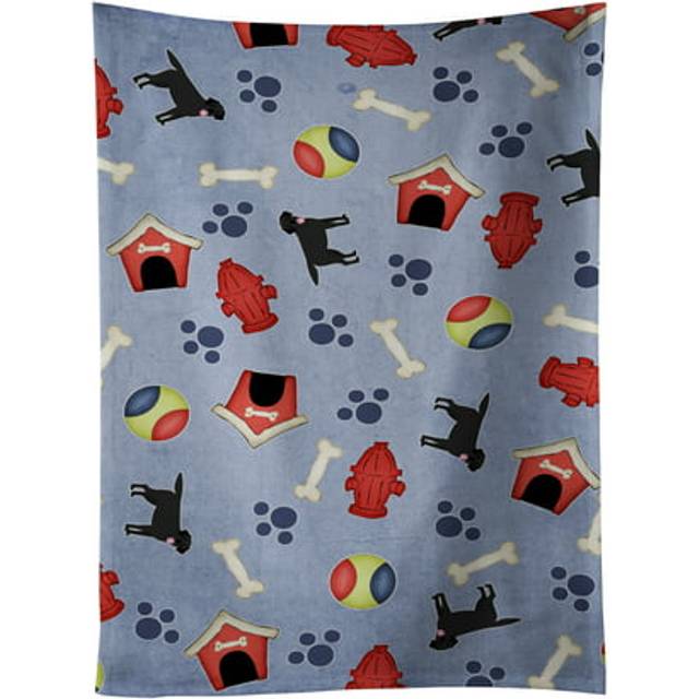Caroline's Treasures BB4102KTWL Dog House Black Labrador Retriever Kitchen Towel  25 x 15  Multicolor