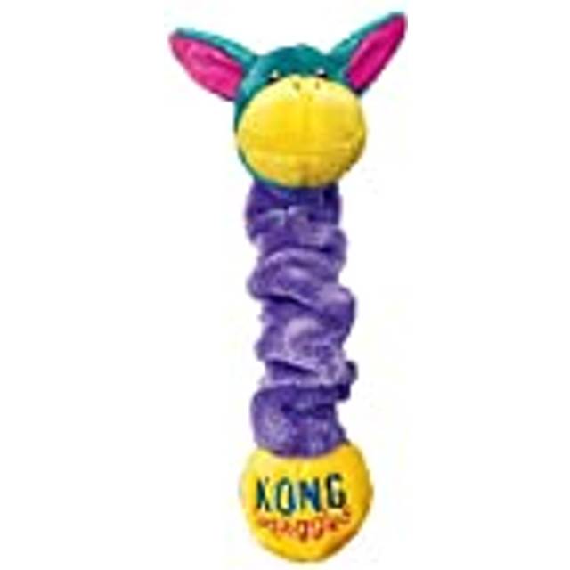 - Squiggles - Stretchy Plush Dog Toy with Squeaker (Assorted Characters) - For Medium Dogs