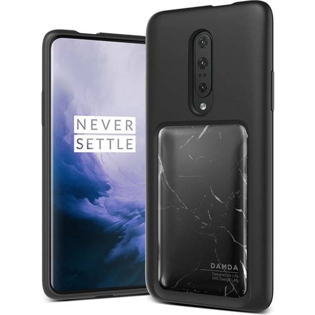 Marmormotiv OnePlus 7 Pro skal - Svart Marmor