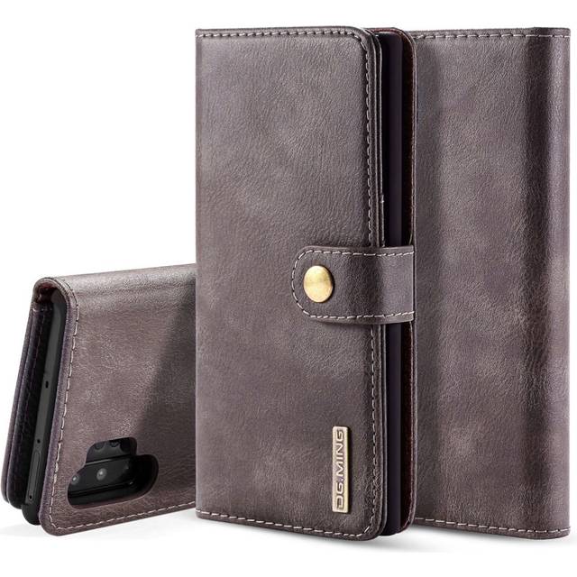 DG.MING Samsung Galaxy Note 10 Pro 2-in-1 Wallet fodral - Grå
