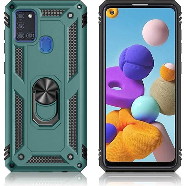 Bofink Combat Samsung Galaxy A21s skal - Grön