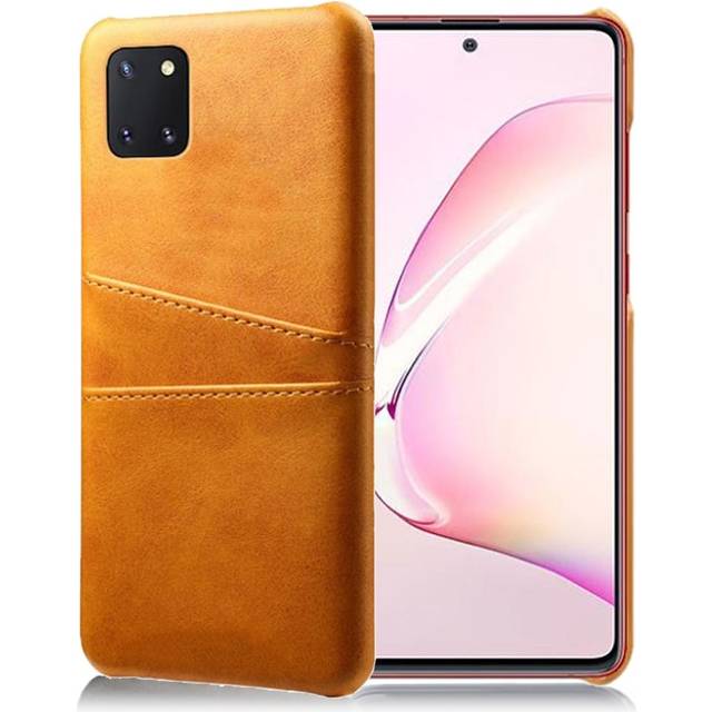 Samsung Galaxy Note 10 Lite skal med korthållare - Orange