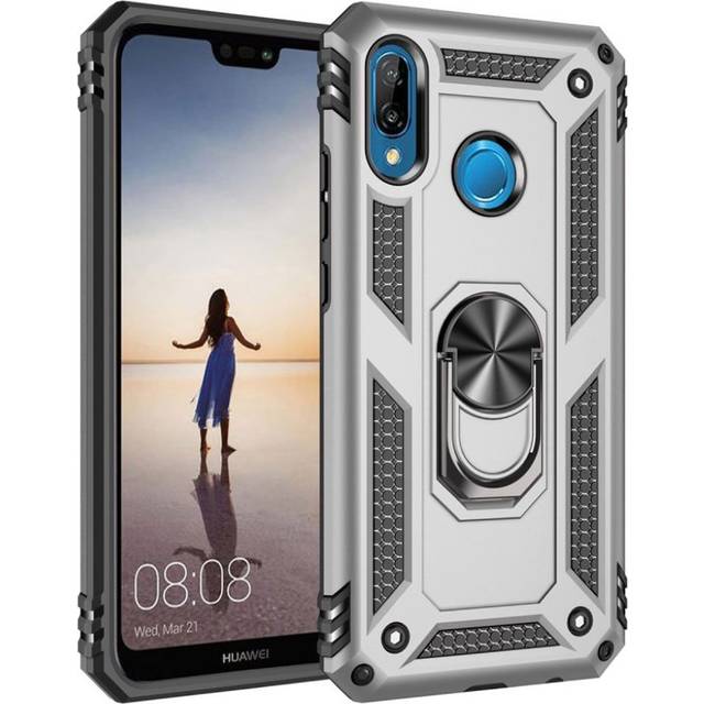 Bofink Combat Huawei P20 Lite skal - Silver/Grå