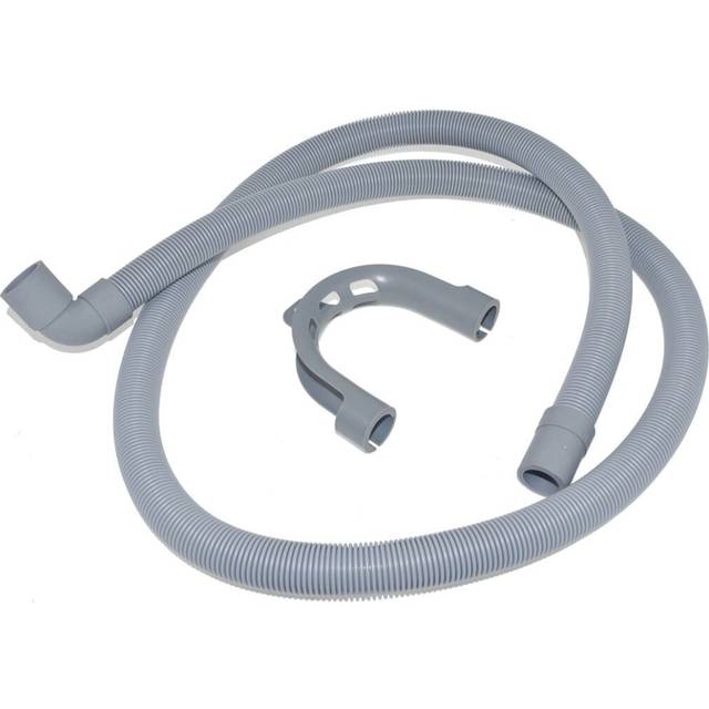 Compatible Dishwasher Outlet Drain Hose 90&176 Bent End 22mm with Hook For Miele