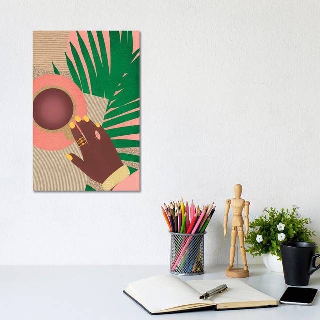 Coffee And Class - Wrapped Canvas Painting (20.32 cm H x 30.48 cm W)
