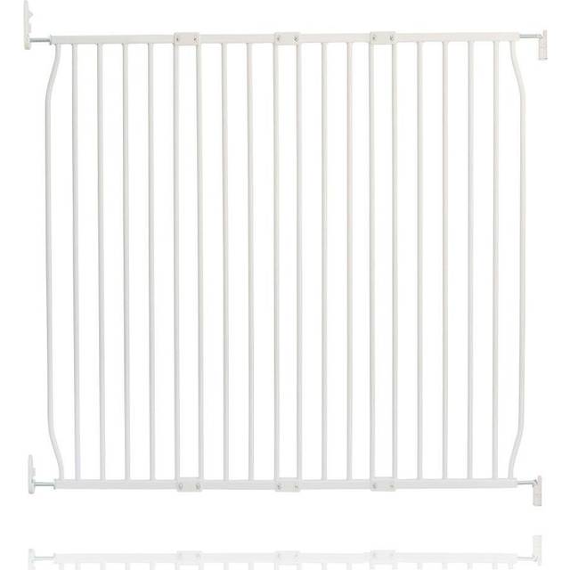 (110cm - 120cm, White) Safetots Eco Screw Fit Baby Gate