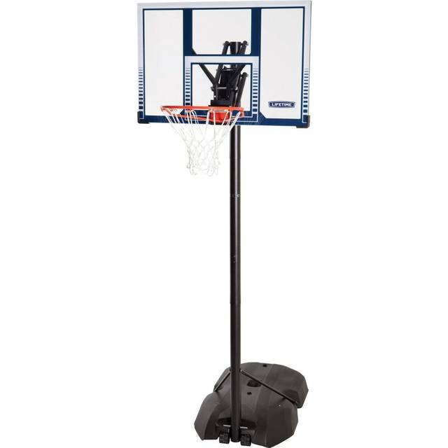 Lifetime Adjustable Portable Basketball Hoop (44''), Black
