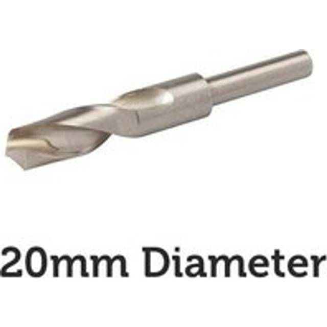 PRO 20mm Blacksmiths Drill Bit 12.5mm Shank Metal Milling Sheet Steel Aluminium