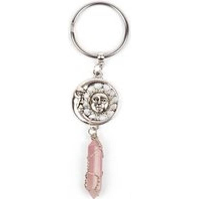 Myga Keyring - Sun Moon & Rose Quartz
