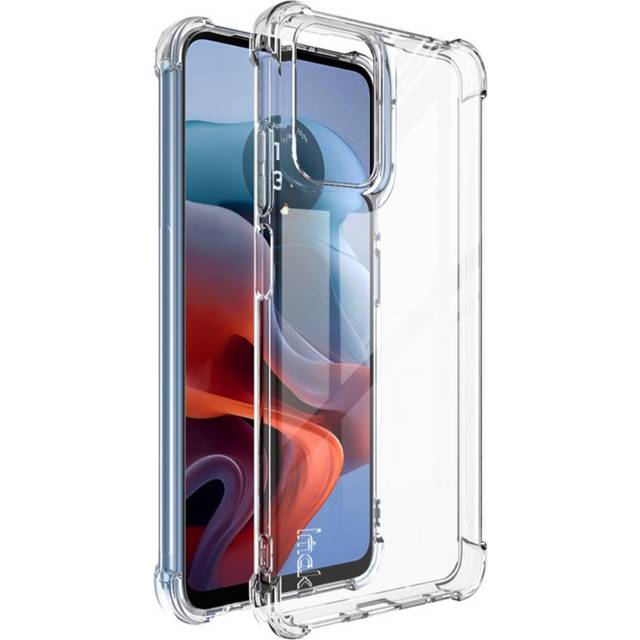 Motorola Moto G04 / G24 / G24 Power IMAK Shock Resistant Plast Bak Skal - Transparent