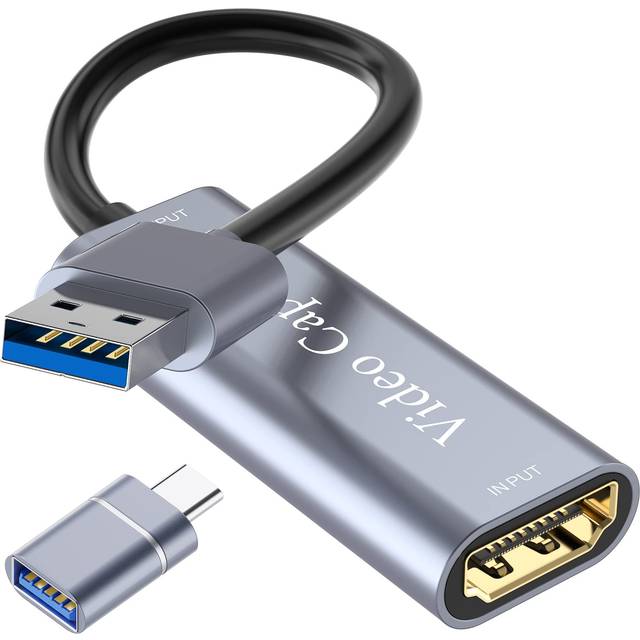 U167 Capture Card, 4K HDMI to USB 3.0 HD Game Capture Card, 1080P Video Capture Card for Streaming, Nintendo Switch, PS34, YouTube, Xbox, Twitch