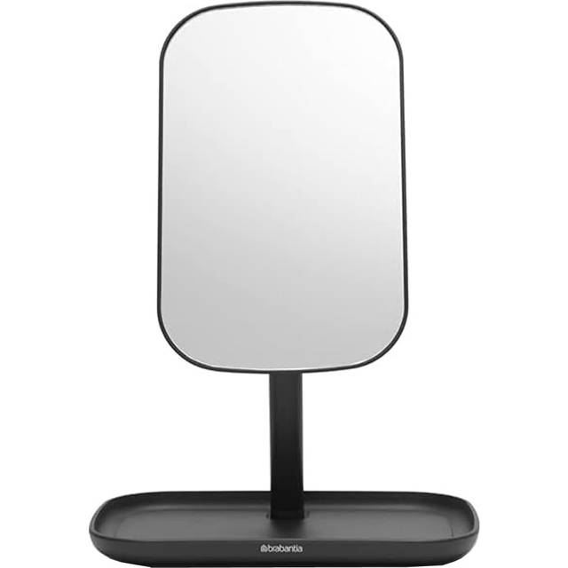 Brabantia ReNew mirror with storage tray dark grey